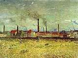 Factories at Asnieres Seen from the Quay de Clichy by Vincent van Gogh